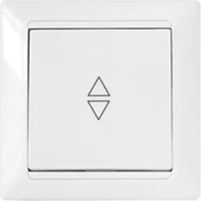 Produktbild von Kreuzschalter Unterputz Lichtschalter 10A Premium serie STILE Weiß