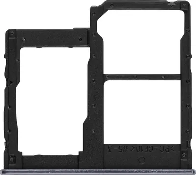 Obrázek produktu pro Clappio, náhradní držák pro dual SIM karty a microSD kartu pro telefon Samsung Galaxy A40, černá barva