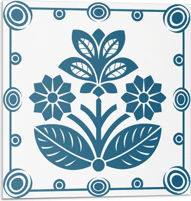 Immagine prodotto di Motivo decorativo floreale - Piastrelle autoadesive - Piastrelle in PVC - Piastrelle in vinile - Piastrelle autoadesive 3D - Piastrelle adesive - Piastrelle per cucina e bagno - 9 pezzi30 x 30 cm