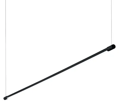 Produktbild von Aufhängung Industrial-Minimal Yoko Aluminium-Kunststoff Schwarz Led 16W 3000K