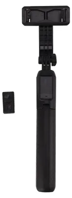 Obrázek produktu pro Přenosný stativ pro selfie tyč, 105 cm, skládací z hliníkové slitiny s dálkově ovládaným držákem na telefon pro živé vysílání