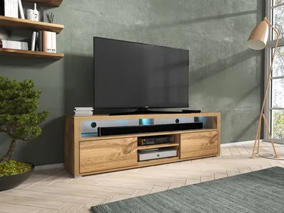 Obrázek produktu pro Televizní stolek s LED osvětlením KILDARE - dub wotan