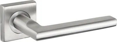Immagine prodotto di Maniglia per porta Lavuzo Teramo in acciaio inox con rosetta quadrata - per set