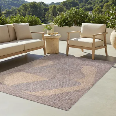 Immagine prodotto di Tappeto Tapiso YUCANA Outdoor Marrone Balcone resistente ai raggi UV 120 x 170 cm