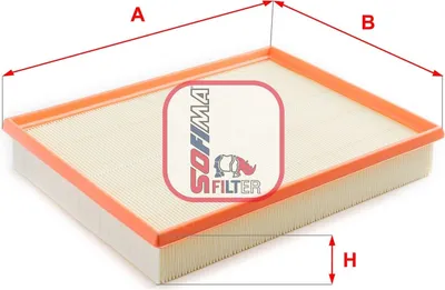 Produktbild von Luftfilter SOFIMA S 2023 A für OPEL Vectra C Caravan (Z02) Filtereinsatz