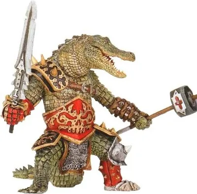 Zdjęcie produktu dla Papo Crocodile mutant, 0,8 lat(a), Fantasy World, Zielony, PCW