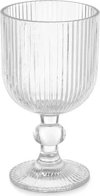 Produktbild von 6 x Weißweingläser Weingläser Weinglas Gläser Set Glas Klar gestreift 260 ml
