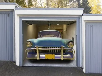 Produktbild von Garagentor Dekobild American Car
