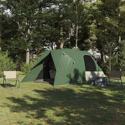 Produktbild von "Schlussverkauf" Kuppelzelt 1 PC - Campingzelte UV-beständige - mit abnehmbarem Regenverdeck Grün 455x252x178 cm C15372