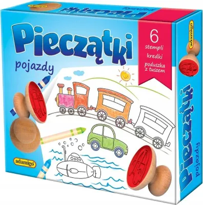 Zdjęcie produktu dla ADAMIGO PL Pieczątki - pojazdy 06878