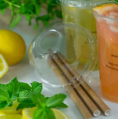 Image de Couvercles pour gobelets SHAKE 400 ml/500 ml 95 mm 50 pièces