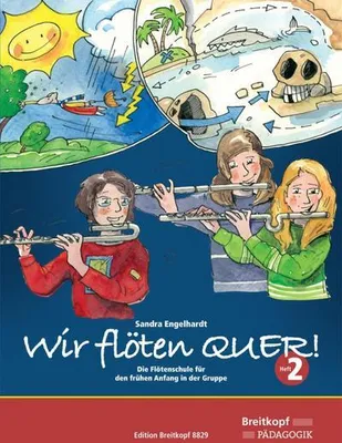 Produktbild von Wir flöten Quer!. Bd.2