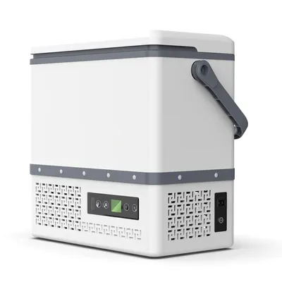 Produktbild von Elektrische Kühlboxen, 12L Autokühlschrank, -20℃+20℃ Tragbarer Kompressor Kühler Elektrischer Kühlschrank Kühler für Auto, RV, LKW, Van, Boot