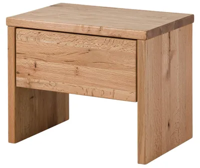 Produktbild von MASSIVMOEBEL24.DE Nachttisch Zerreiche 50x35x40 natur geölt JANGALI #729
