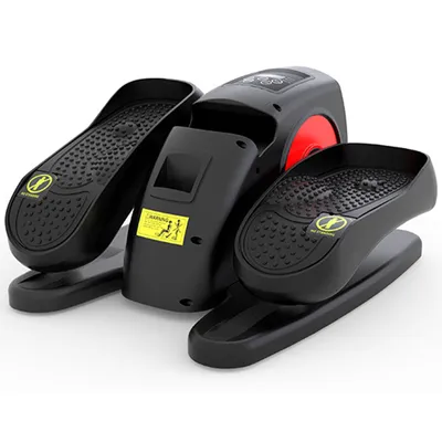 Imagen del producto de Entrenador elíptico eléctrico AIORBER, máquina de ejercicios para piernas, portátil, con pantalla, para el desarrollo muscular y el entrenamiento de resistencia, color rojo