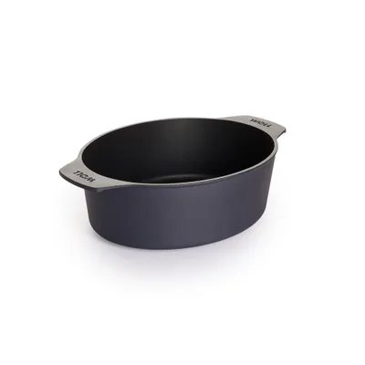Produktbild von WOLL – Diamond Lite Bräter 27×22 cm, 3,0 Liter mit Glasdeckel & Silikongriffen –