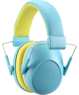 Productafbeelding van Gehoorbescherming voor kinderen, geluidsdempende hoofdtelefoon, NRR 24dB, blauw, opvouwbaar, verstelbaar