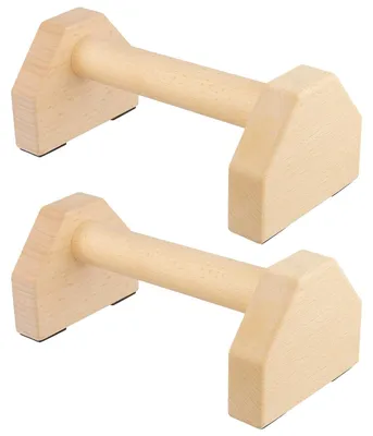 Immagine prodotto di Barre Parallettes in Legno per Calisthenics e Fitness 30cm