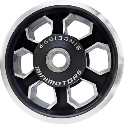 Zdjęcie produktu dla Minimotors, obręcz przedniego koła do Dualtron Mini z łożyskiem i dystansem, czarna