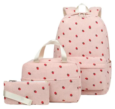 Image de Sac à dos pour enfant avec boîte à lunch et trousse scolaire