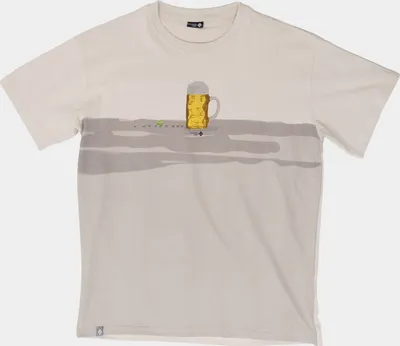 Produktbild von Bavarian Caps Herren T-Shirt , Pilgerreise - Beige, S