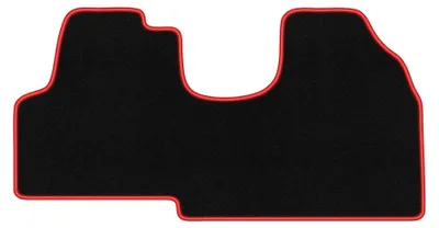 Immagine prodotto di Tappetini in moquette per Peugeot Expert I 1994-2006 (commerciale) – set 4 pezzi, nero/rosso, su misura – Wielganizator CARLUX