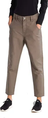 Produktbild von Diesel Fayza EVO-B Damen Hose Boyfriend Olivgrün