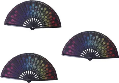 Obrázok produktu pre Skladacie dekoratívne ventilátory – 3 ks