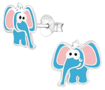 Produktbild von Ohrstecker für Kinder "Elefant": 925 Silber Ohrringe