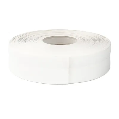 Produktbild von Weiß WEICHSOCKELLEISTEN 32 x 23mm 5m selbstklebend PVC Gummi Leiste