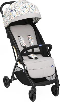 Produktbild von Chicco 08087068770000 Kinderwagen Leichtgewichtiger Kinderwagen 1 Sitz(e) Beige, Schwarz, Weiß