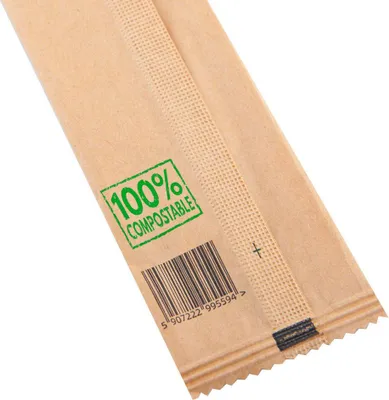Produktbild von Bambuslöffel + Servietten-Set, 100-teilig.