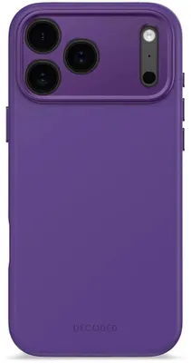 Obrázek produktu pro Decoded, pouzdro MagSafe pro iPhone 17 Pro Max, silikonové, extra měkké, antimikrobiální, fialové