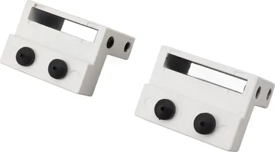 Image de T��r de grange Arrêtoir blanc Accessoires de quincaillerie coulissante avec goulotte hexagonale pour chambre à coucher C��che salon
