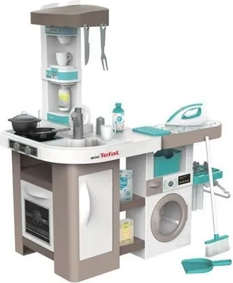 Obrázek produktu pro Herní kuchyňka, Tefal Clean, 36 doplňků, zvukové funkce, pračka, od 3 let