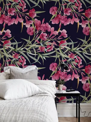 Produktbild von Coloray Fototapete 416x254 cm An Einer Wand Latex Latextapete - Gartenblumen