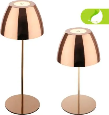 Immagine prodotto di Briloner Serina LED lampada da tavolo senza fili IP44, dimmerabile, touch, color rame