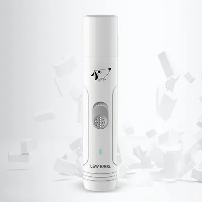 Produktbild von L&W BROS® Haustier Krallenschleifer Premium Nagelmaschine Nagelschleifer, 3 Schleif Ports,Wiederaufladbare Nageltrimmer für Hund und Katze, Diamantschleifscheibe, Geräuscharm, USB-Anschluss