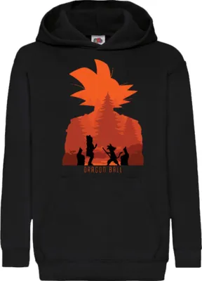 Immagine prodotto di Felpe con cappuccio per bambini Dragon Anime Manga Ball Z Goku 02, 9-11 Jahr - 140 / Noir