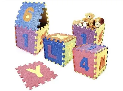 Produktbild von 36 Stück Wasserdichtes EVA-Alphabet-Spielmat für Kinder