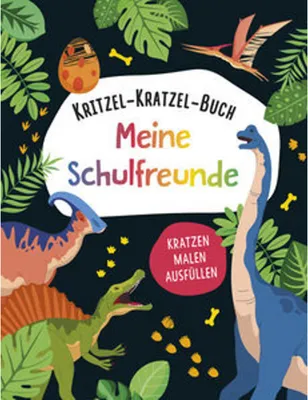 Produktbild von Kritzel-Kratzel-Buch Meine Schulfreunde (Dinos)