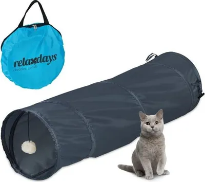 Obrázok produktu pre Skladací tunel pre mačky s hračkami