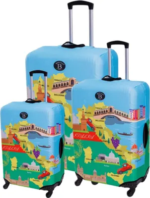 Produktbild von BERTOO Reisekofferhülle - Italien 3er Set (M, L, XXL)