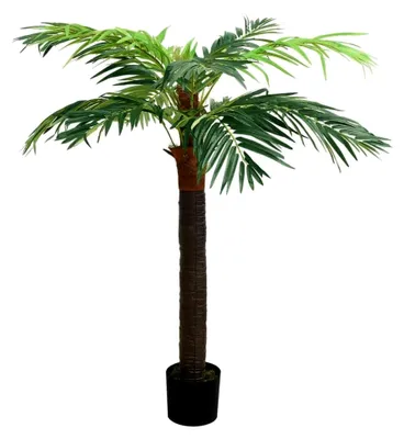 Produktbild von Künstliche Phönix-Palme mit Topf, Kunstpflanze, Zimmerpflanze, Dekopflanze, Grünpflanze, Deko 190cm