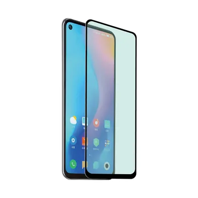 Image de Tiger, film de protection en verre pour Xiaomi 11 Lite 5G NE / Mi 11 Lite 5G, antibactérien, noir transparent