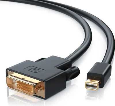 Immagine prodotto di CSL Cavo video da Mini DisplayPort a DVI, cavo adattatore per monitor miniDP, per Apple, PC e notebook - 1 m