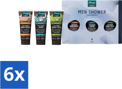 Produktbild von Kneipp - Men Duschfavoriten Geschenkset - Vorteilspack - 6 Stücke