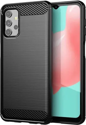 Produktbild von TPU kryt pre mobilný telefón Samsung Galaxy A32 5G ochranný kryt Carbon Look ochranné puzdro