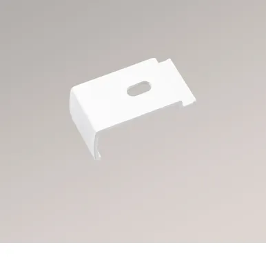 Produktbild von Deckenclip 2-spurig in weiß (B x H x T) 20mm x 16mm x 37mm
