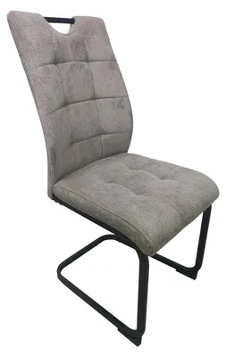 Produktbild von Esszimmerstuhl Mateo Beige, 43x96x58 cm, Sitzhöhe 49 cm, quadratische Steppung